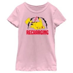 Girl's Pokemon Recharging Pikachu T-Shirt -Kids Clothing Store GUEST 85bde49d 05f7 4a80 978a 0a5704062c14