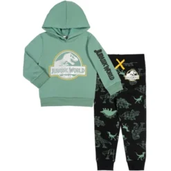 Jurassic World Dinosaur T-Rex Girls Fleece Pullover Hoodie And Set Little Kid To Big Kid -Kids Clothing Store GUEST 8669217e d725 4c2d a8dc 51e6bce2f95a
