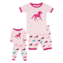 Leveret Girls And Doll Matching Short Pajamas -Kids Clothing Store GUEST 86d10907 5819 4de4 809f eaf303a8de18