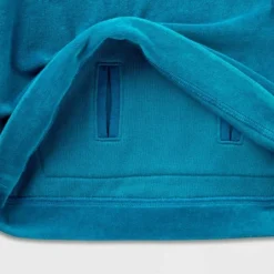 Girls' Adaptive Velour Sweatshirt - Cat & Jack™ Teal Blue -Kids Clothing Store GUEST 87828b3d 111b 43df bf30 96ed759d36cc