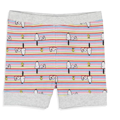 Peanuts Girls' Snoopy Happiness Is Sleeping In Pajama Set Tank Top Shorts Grey 6 Peanuts Girls' Snoopy Happiness Is Sleeping In Pajama Set Tank Top Shorts Grey - Image 4