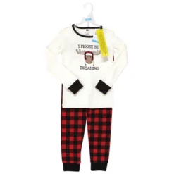Hudson Baby Infant And Toddler Cotton Pajama Set, Moose Be Dreaming