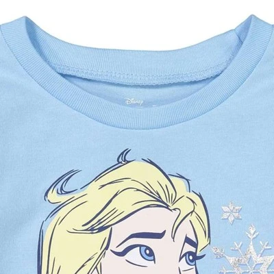 Disney Princess Anna Elsa Frozen Girls Graphic T-Shirt And Leggings Outfit Set Toddler To Big Kid 5 Disney Princess Anna Elsa Frozen Girls Graphic T-Shirt And Leggings Outfit Set Toddler To Big Kid - Image 3