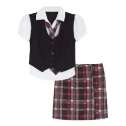 Beautees Girls' 2pc Set 2Fer Top With Tie And Skirt, 7 Beautees Girls' 2pc Set 2Fer Top With Tie And Skirt, -Kids Clothing Store GUEST 8d0c54f0 3522 4016 acb2 2689e855b7cb