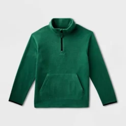 Boys' Adaptive Fleece Mock Neck Top - Cat & Jack™ Forest Green -Kids Clothing Store GUEST 8fc5e0ca 9cf6 41d7 80f1 b106a9c642d5