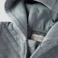 Little Planet By Carter’s Baby Boys' Hooded Jumpsuit - Slate Gray