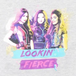 Disney Descendants Mal Evie Uma Peplum T-Shirt Capri Legging Set Grey/Purple -Kids Clothing Store GUEST 901fcbca b760 494d 8475 e7248d8d28d0