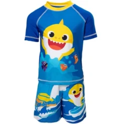 Pinkfong Baby Shark Rash Guard And Swim Trunks Outfit Set Toddler -Kids Clothing Store GUEST 9072e2ed 3dba 4d90 9e95 b86b1ba930a1