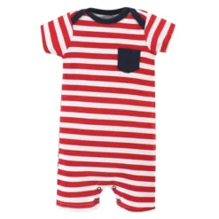 Hudson Baby Infant Boy Cotton Rompers 3pk, Captain -Kids Clothing Store GUEST 9268c79c 4d88 4dde 8a9b cf790371a4f4