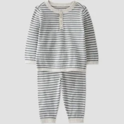 Little Planet By Carter’s Baby 2pc Striped Top And Bottom Set - Heather Gray 9 Little Planet By Carter’s Baby 2pc Striped Top And Bottom Set - Heather Gray -Kids Clothing Store GUEST 92807a32 a87e 458b bd3a 6002e76ba9ca
