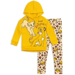 Disney Lion King Simba Baby Girls Fleece Pullover Hoodie & Leggings -Kids Clothing Store GUEST 95fdae11 5b55 4600 b507 4856cc767073