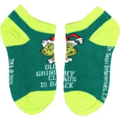 Dr. Seuss The Grinch Kids Socks Old Grinchy Clause 4 Pairs Ankle No Show Socks Multicoloured -Kids Clothing Store GUEST 96fb371b 4fc6 4da7 9f42 9acf8f1546f8