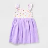 Girls' Adaptive Flutter Sleeve Tulle Dress - Cat & Jack™ Almond Cream -Kids Clothing Store GUEST 97109899 aede 4c0b b03c 9509c8ca8533