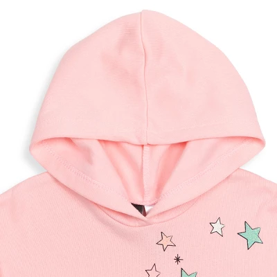 Star Wars The Mandalorian Baby Yoda Little Girls Fleece Hoodie & Leggings Set Pink 8 Star Wars The Mandalorian Baby Yoda Little Girls Fleece Hoodie & Leggings Set Pink - Image 6