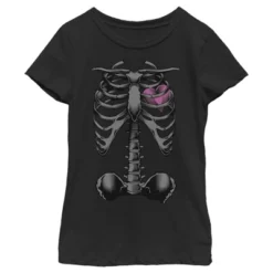 Girl's Lost Gods Halloween Skeleton Rib Cage Heart T-Shirt 8 Girl's Lost Gods Halloween Skeleton Rib Cage Heart T-Shirt -Kids Clothing Store GUEST 99145b11 c789 408c 869b e7772651476d