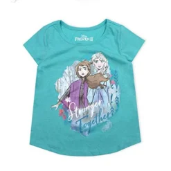 Disney Girl's 3-Pack Anna And Elsa Fearless Short Sleeve A-Line Frozen II Tee Shirts For Kids -Kids Clothing Store GUEST 99e42c38 0c6e 4d3e 9c69 4e4fa5b804e7