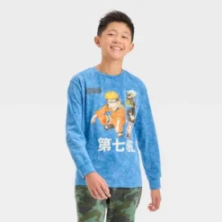 Boys' Naruto Long Sleeve Graphic T-Shirt - Art Class™ Blue -Kids Clothing Store GUEST 9a6f173e 0fd4 410e b18e a6bf97a32053