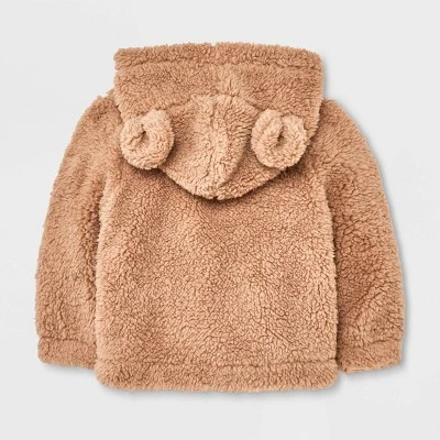 Baby Disney Winnie The Pooh Sherpa Zip-Up Sweatshirt - Tan 3 Baby Disney Winnie The Pooh Sherpa Zip-Up Sweatshirt - Tan