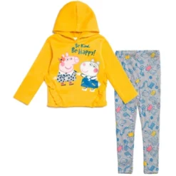 Peppa Pig Girls Pullover Fleece Hoodie And Leggings Outfit Set Little Kid -Kids Clothing Store GUEST 9ca6f9e0 bfb0 4007 ab97 1b783ea19baf