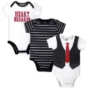 Little Treasure Baby Boy Cotton Bodysuits 3pk, Heart Breaker Black -Kids Clothing Store GUEST 9cec0393 edb6 443e a92a 7dd9f8839492