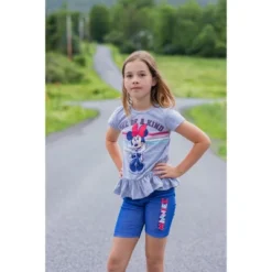 Mickey Mouse & Friends Minnie Mouse Baby Girls Graphic T-Shirts And Bike Shorts Infant