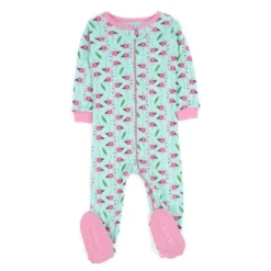 Leveret Footed Sleeper Cotton Girls Pajamas -Kids Clothing Store GUEST a0f64a4d 87ef 4460 9d5b af498f47c2a2