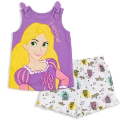 Disney Princess Princess Moana Rapunzel Jasmine Belle Baby Girls Tank Top And French Terry Shorts Infant -Kids Clothing Store GUEST a10ed84b 0736 4175 8e96 fa03234c7154
