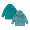 Andy & Evan Toddler Aqua Monsters Reversible Puffer