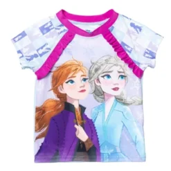 Disney Frozen Elsa Princess Anna Girls One Piece Bathing Suit Bikini Top Rash Guard Modest Swimsuit Skirt And Bottom 5 Set Toddler -Kids Clothing Store GUEST a211e6ca a5c9 4a17 9053 d1ebdb534b54