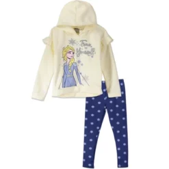 Disney Frozen Elsa Girls Fleece Hoodie And Leggings Outfit Set Little Kid To Big Kid -Kids Clothing Store GUEST a27fccf8 f176 4135 aa94 98aeb2e8fa14