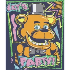 Five Nights At Freddy's Let's Party Boy's Navy T-shirt