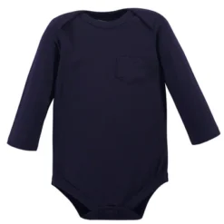 Touched By Nature Baby Boy Organic Cotton Long-Sleeve Bodysuits 5pk, Constellation