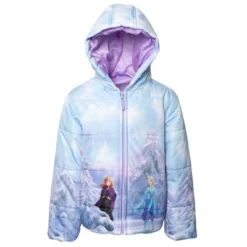 Disney Frozen Princess Anna Elsa Girls Zip Up Winter Coat Puffer Jacket Toddler -Kids Clothing Store GUEST a71ca571 c31a 4090 bf3e 7ffc88cd9f68