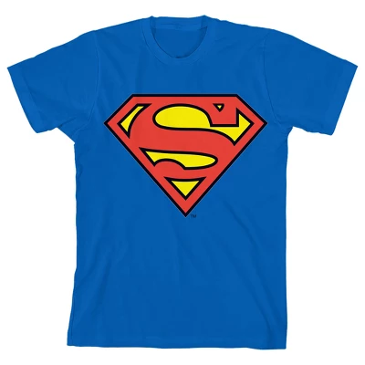 Superman DC Superhero Logos Youth 3-Pack Crew Neck Short Sleeve T-shirts 3 Superman DC Superhero Logos Youth 3-Pack Crew Neck Short Sleeve T-shirts