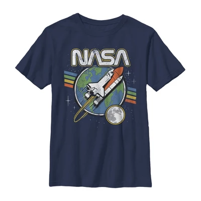 Boy's NASA Retro Rocket Launch T-Shirt 6 Boy's NASA Retro Rocket Launch T-Shirt - Image 4
