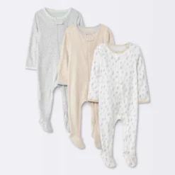 Baby 3pk Orchard Zip-Up Sleep N' Play - Cloud Island™ Off-White -Kids Clothing Store GUEST ad11eea4 f972 419c 805b 428ab0e1222f