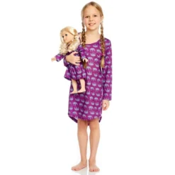 Leveret Girls And Doll Matching Nightgown -Kids Clothing Store GUEST adb65126 945f 4480 b723 42115d9d7706