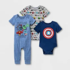 Baby Boys' 3pc Marvel Top & Bottom Set - Blue 11 Baby Boys' 3pc Marvel Top & Bottom Set - Blue -Kids Clothing Store GUEST aeb01d55 dbfd 4107 9827 3e9907300336