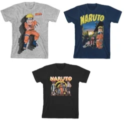 Naruto Multi-Character Youth 3-Pack Crew Neck Short Sleeve T-shirts -Kids Clothing Store GUEST b1770ead 4067 4378 94a2 c7d84de8cd60