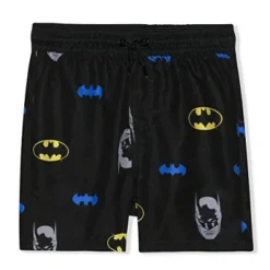 Warner Bros Boy's Justice League Superhero Print Quick Dry Swim Shorts For Toddler -Kids Clothing Store GUEST b2b064b5 4fc3 415e bb07 8213666c1519