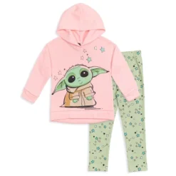 Star Wars The Mandalorian Baby Yoda Little Girls Fleece Hoodie & Leggings Set Pink 21 Star Wars The Mandalorian Baby Yoda Little Girls Fleece Hoodie & Leggings Set Pink -Kids Clothing Store GUEST b2d466ad 78c5 436a 875d a687cc64b804
