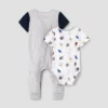 Baby Boys' 2pk Star Wars Romper Set - Heather Gray -Kids Clothing Store GUEST b30e9fb5 0a5c 4bab a097 0a176979fe98
