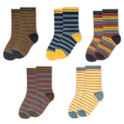 Mightly Kids Organic Cotton Crew Socks 5-pack -Kids Clothing Store GUEST b37b7d2b 2546 46b8 b117 e809393a5127