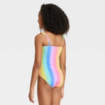 Girls' Daydream Ombre One Piece Swimsuit - Cat & Jack™ 4 Girls' Daydream Ombre One Piece Swimsuit - Cat & Jack™ - Image 2