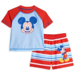 Disney Mickey Mouse Rash Guard And Swim Trunks Outfit Set Infant To Toddler -Kids Clothing Store GUEST b478cbaf 109d 4bfa 8cdd 76b6a037f379