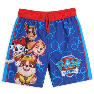 Paw Patrol Rubble Marshall Chase Pullover Rash Guard And Swim Trunks Outfit Set Little Kid 5 Paw Patrol Rubble Marshall Chase Pullover Rash Guard And Swim Trunks Outfit Set Little Kid - Image 3