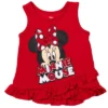 Disney Minnie Mouse Girls Crossover Tank Top French Terry Shorts And Scrunchie 3 Piece Outfit Set Little Kid To Big Kid -Kids Clothing Store GUEST b8d9249d 2672 474f 9e6c 1d10afa7da9e
