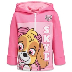 Paw Patrol Skye Girls Fleece Half Zip Hoodie Little Kid To Big Kid -Kids Clothing Store GUEST b99de72c f3db 4aad 8a9a 07f34b1e6c5a