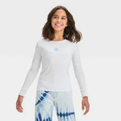 Girls' Long Sleeve Ribbed Baby T-Shirt - Art Class™ -Kids Clothing Store GUEST bc6ab624 4c4b 496b a171 856ed2371afb