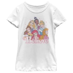 Girl's Disney Princess Believe Sparkle Collage T-Shirt -Kids Clothing Store GUEST bca710eb ae21 43a9 9438 79baece9e7bf